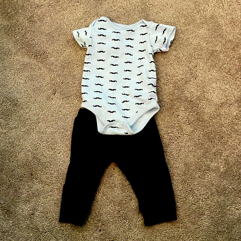 Hudson Baby Mustache Set
